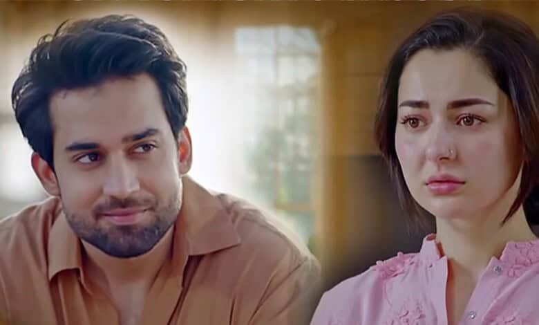 Emotional scene from Meri Zindagi Hai Tu episode 32, featuring a distressed woman and a man in a heartfel.