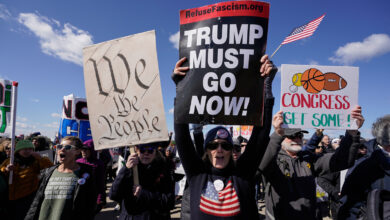 'No Kings' rallies draw crowds across US, in Europe