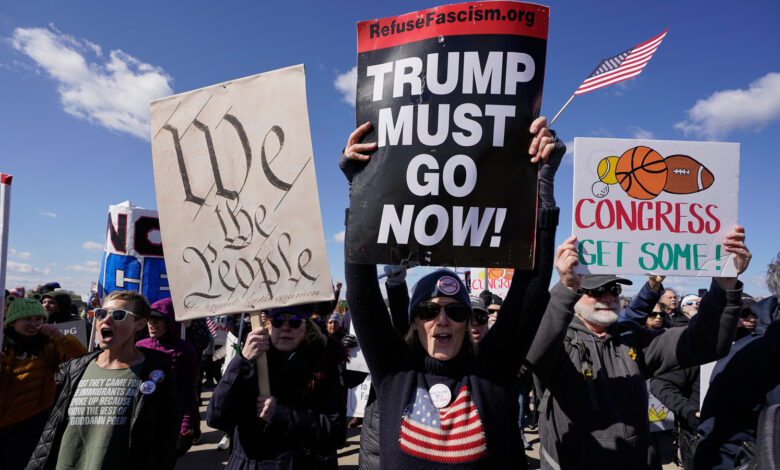 'No Kings' rallies draw crowds across US, in Europe