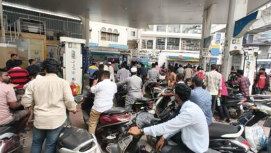 Huge rush at Hyderabad petrol pumps as panic buying grips city