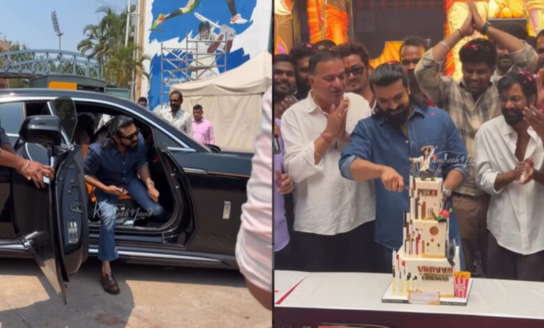 Ram Charan's birthday celebrations