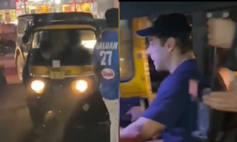 Salman Khan drives auto