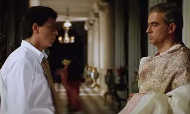 Devdas actor Vijay Crishna in a dramatic scene from the film.