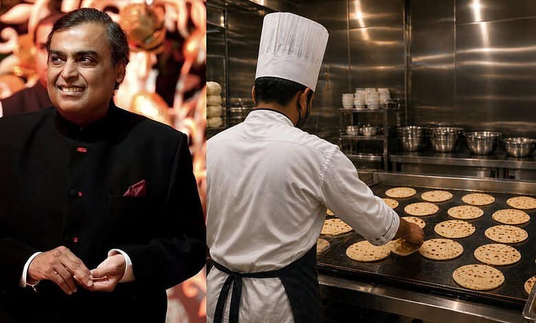 Chef preparing rotis in a professional kitchen, showcasing culinary skills for luxury dining.