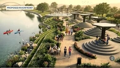 Human Rights Forum (HRF) submits its suggestions to the three-member ministerial committee on Musi Riverfront Development Project on Wednesday, April 15, 2026.