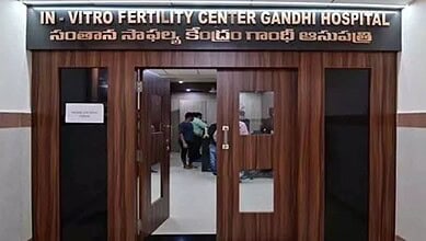 Twins born to couple who underwent IVF treatment at the Gandhi Hospital on Wednesday, April 29, 2026.