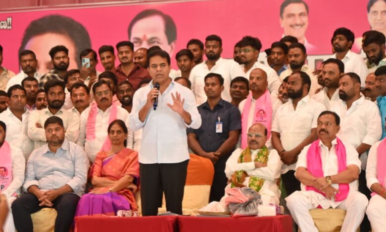 Bharat Rashtra Samithi (BRS) working president KT Rama Rao