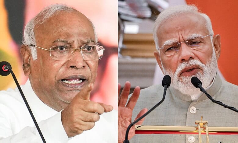 Indian EC warns Kharge over calling Modi 'terrorist' during political debate.