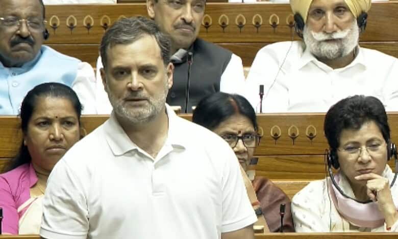 Prime Minister Modi speaking to MPs on women's reservation in Parliament.
