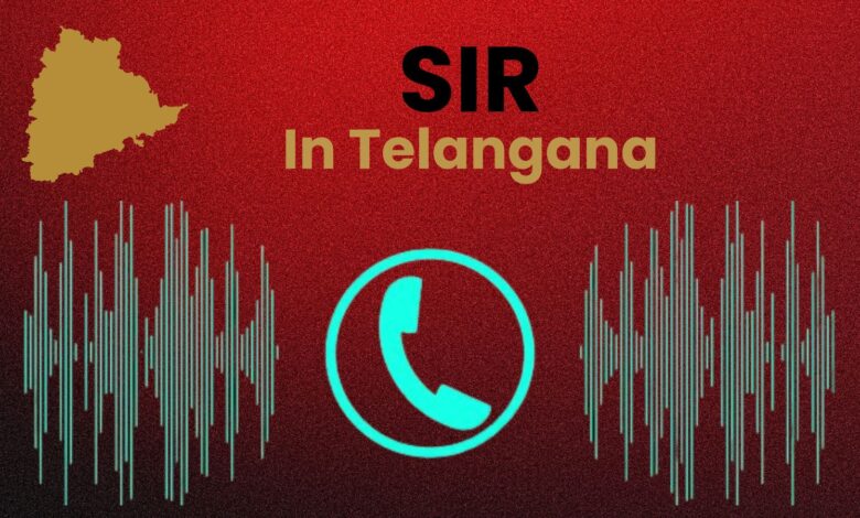 Alleged BLO call recording about SIR mapping in Hyderabad