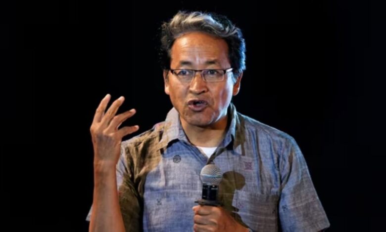 Sonam Wangchuk gets warm welcome in Kargil, calls for unity and equal rights for Ladakh
