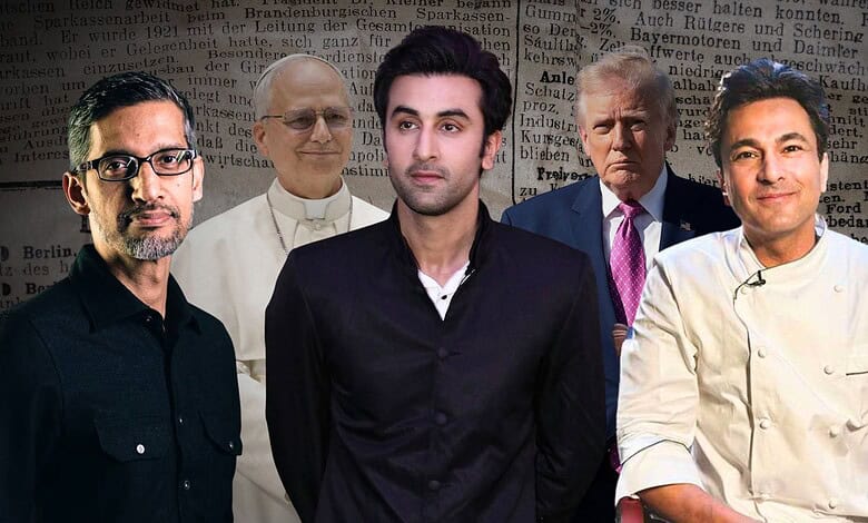 Sundar Pichai, Vikas Khanna, and Ranbir Kapoor featured in TIME's 100 influential people list.