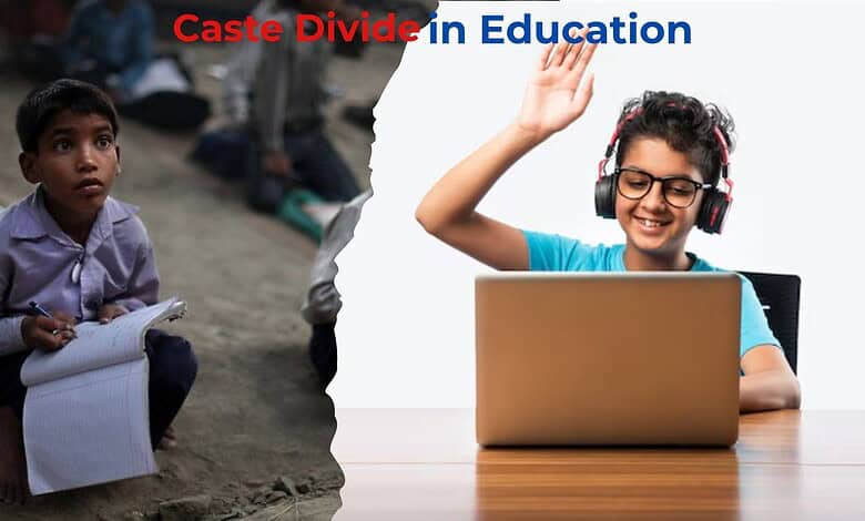 Young girl and boy highlighting caste disparities in education in Telangana.