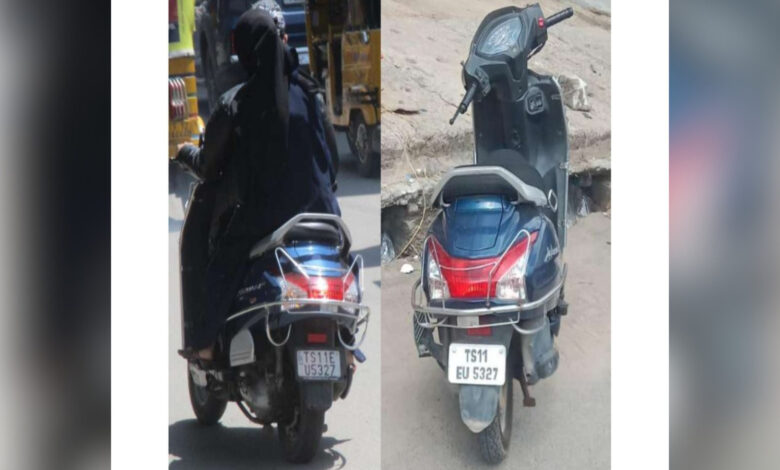 Hyderabad man held for using fake number plate to dodge fines, finance agents