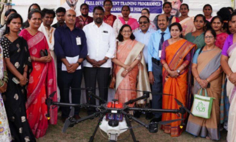 The image shows the launch of the training programme for transgender persons held at HITHM on Saturday, April 4, 2026.