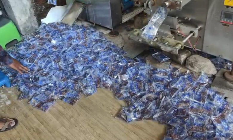 Unhygienic water packet units raided in Hyderabad