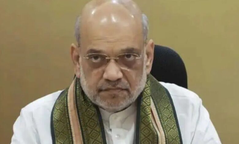Union Home Minister Amit Shah in a meeting