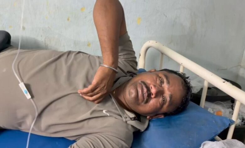 Balakrishna receives treatment after consuming Almond milk in Srikakulam