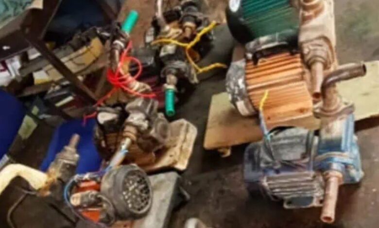 An image of Water pumps used for representational purpose