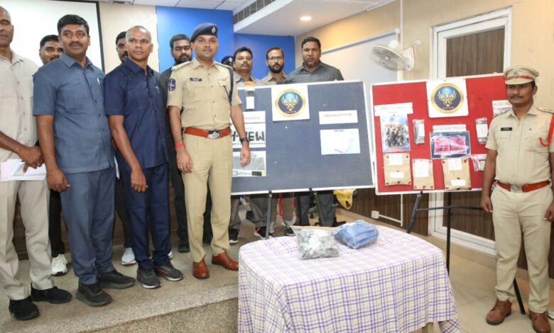 Five held for drug peddling in Hyderabad, goods worth Rs 63 lakh seized