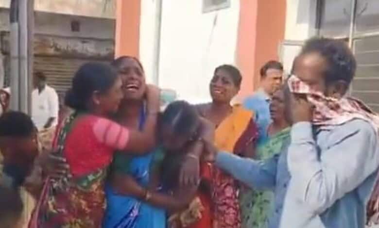 Family mourns the death of a student in Kamareddy