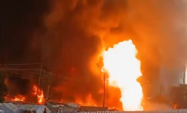 Fire breaks out in Lucknow