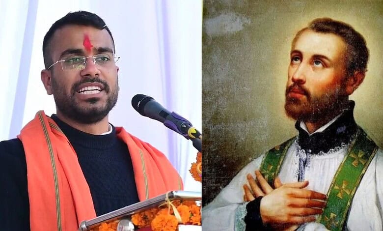Hindu leader criticises St Xavier, calling him a terrorist; Goa Congress demands action.