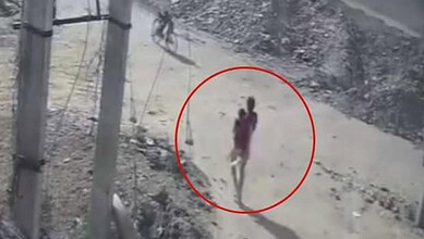 Woman throwing 18-month-old girl into drain in Faridabad, police investigation ongoing.
