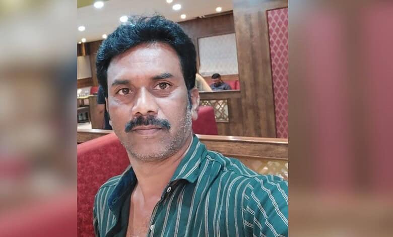 Portrait of Andhra Jyothi journalist involved in the murder case.