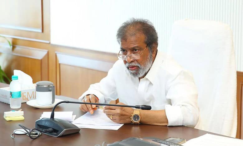 Telangana Health Minister addresses a review meeting