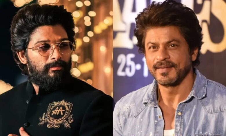 Allu Arjun and Shah Rukh Khan