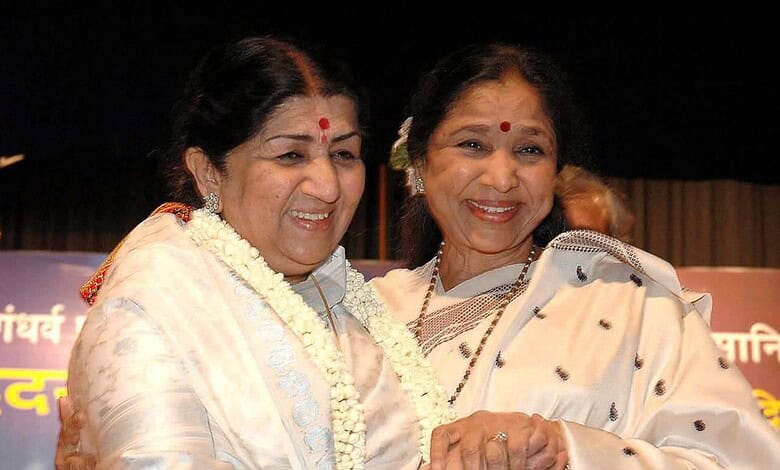 Lata Mangeshkar and Asha Bhosle, iconic Indian playback singers, remembered at a musical tribute.