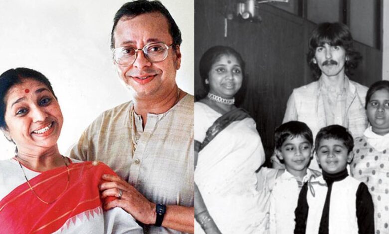 Asha Bhosle's partners and kids