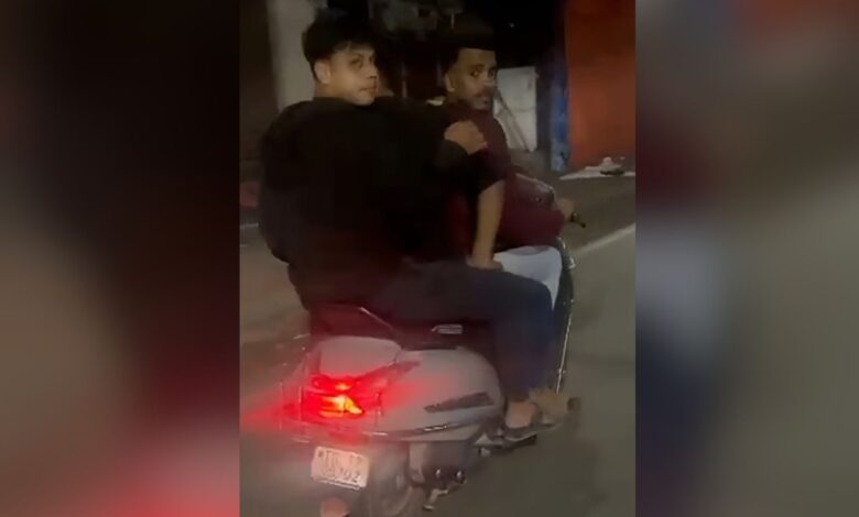 Triple riding youth create menace in Hyderabad
