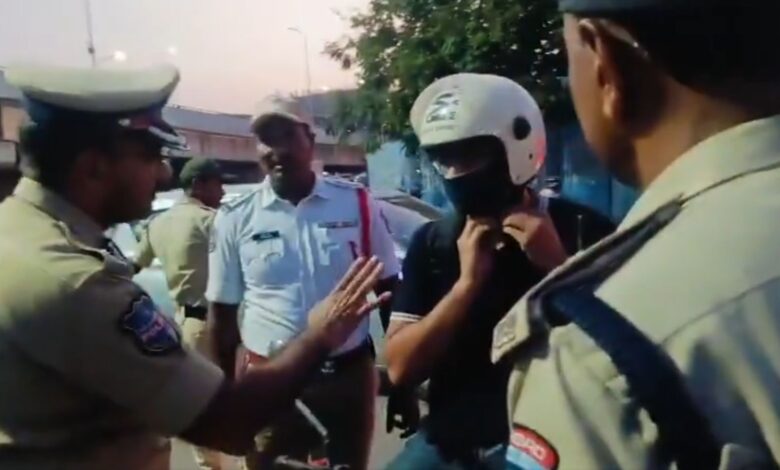 Cyberabad police warn against helmetless driving, to fine violators