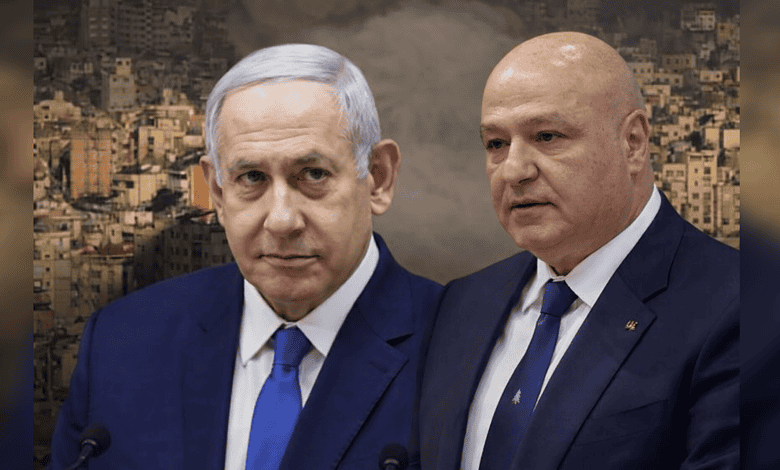 Composite image of Lebanon’s President Joseph Aoun (right) and Israel’s Prime Minister Benjamin Netanyahu (left).