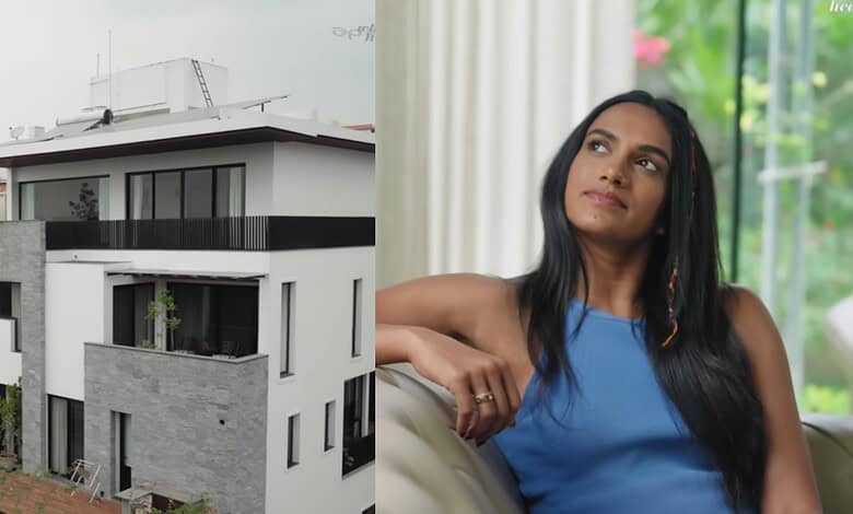 PV Sindhu's Hyderabad home