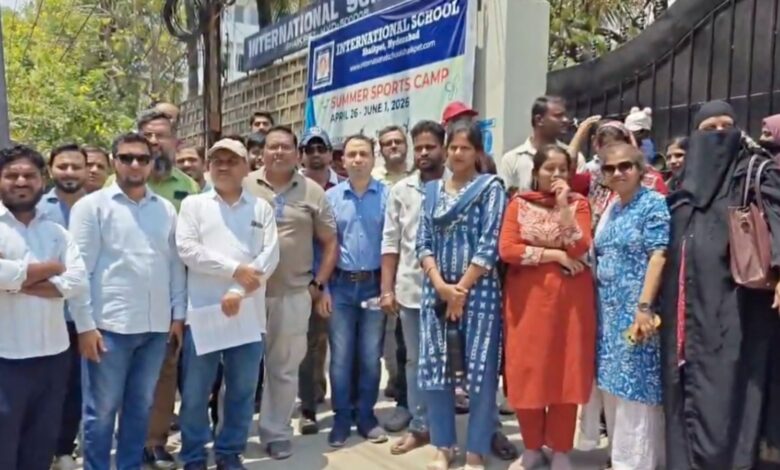 Hyderabad parents protest against frequent school fee hikes