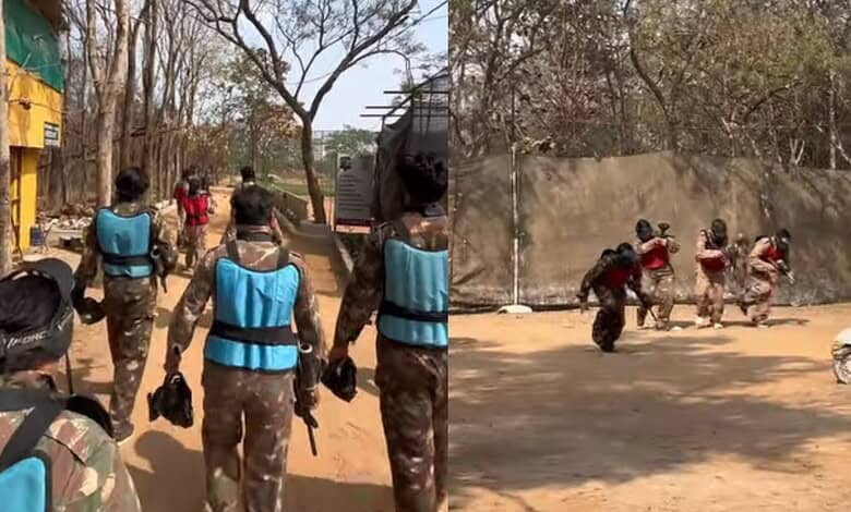 Night adventure activities near Gandipet, Hyderabad with groups enjoying outdoor fun and thrill.