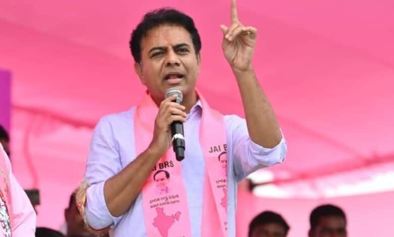 KTR demands the sacking of Union Minister of State for Home Affairs Bandi Sanjay's son in connection with POCSO case filed against his son Bandi Sai Bhageerath.
