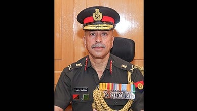 Lt General Subramani in military uniform, named next Chief of Defence Staff, with medals and insignia, se.