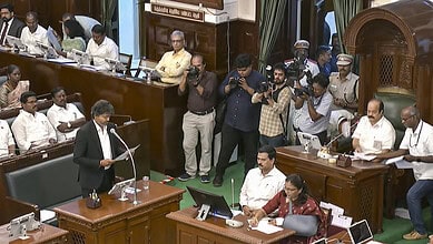 Vijay-led TVK government faces floor test in Tamil Nadu assembly amid political debate.