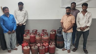 Police seize illegally refilled cylinders
