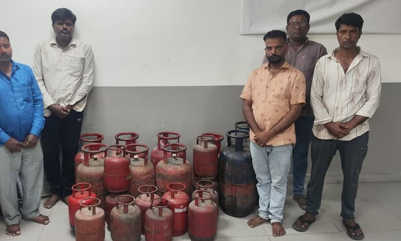 Police seize illegally refilled cylinders