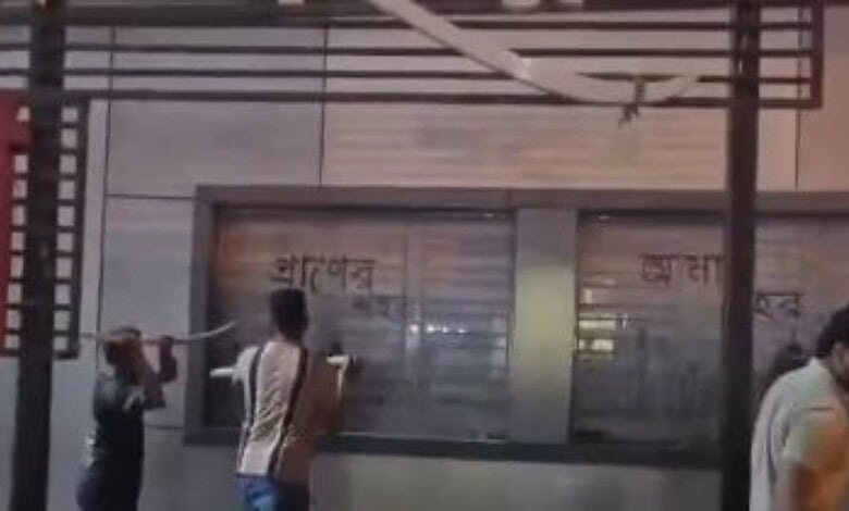TMC office vandalised in West Bengal