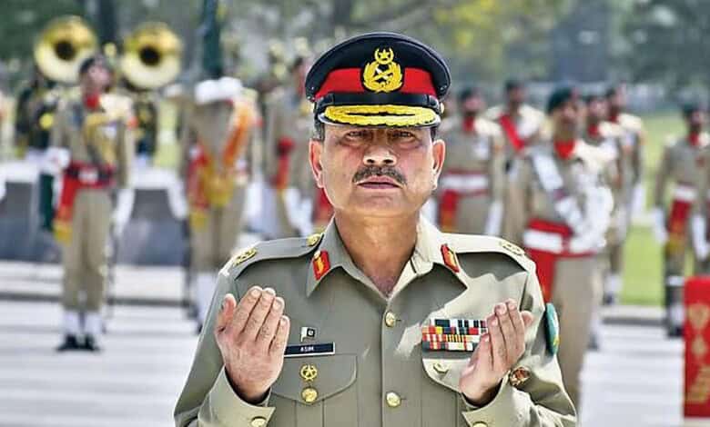 Pakistani military officer in uniform during a formal parade, symbolising national pride and military str.