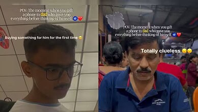 Abhinandan Gaikwad and his father