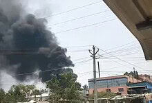 Smoke emanates from chemical factory in Medchal