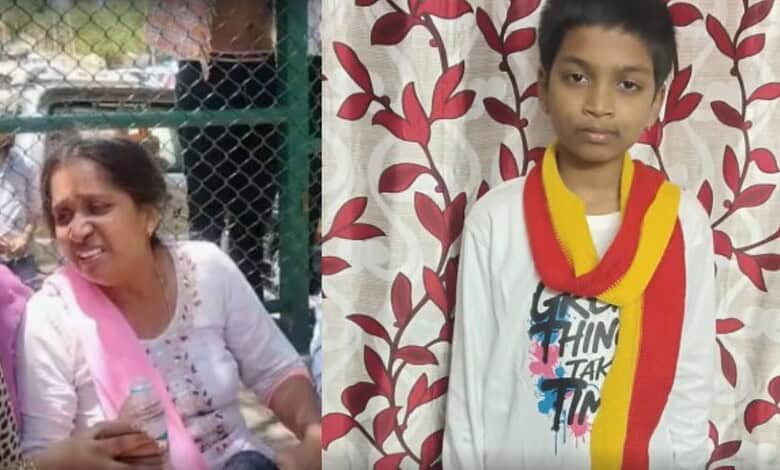 Children and family in distress after leopard incident in Male Mahadeshwara Hills.