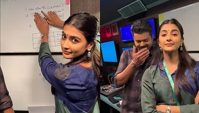 Pooja Hegde predicts Thalapathy Vijay’s 2025 victory in a viral video.